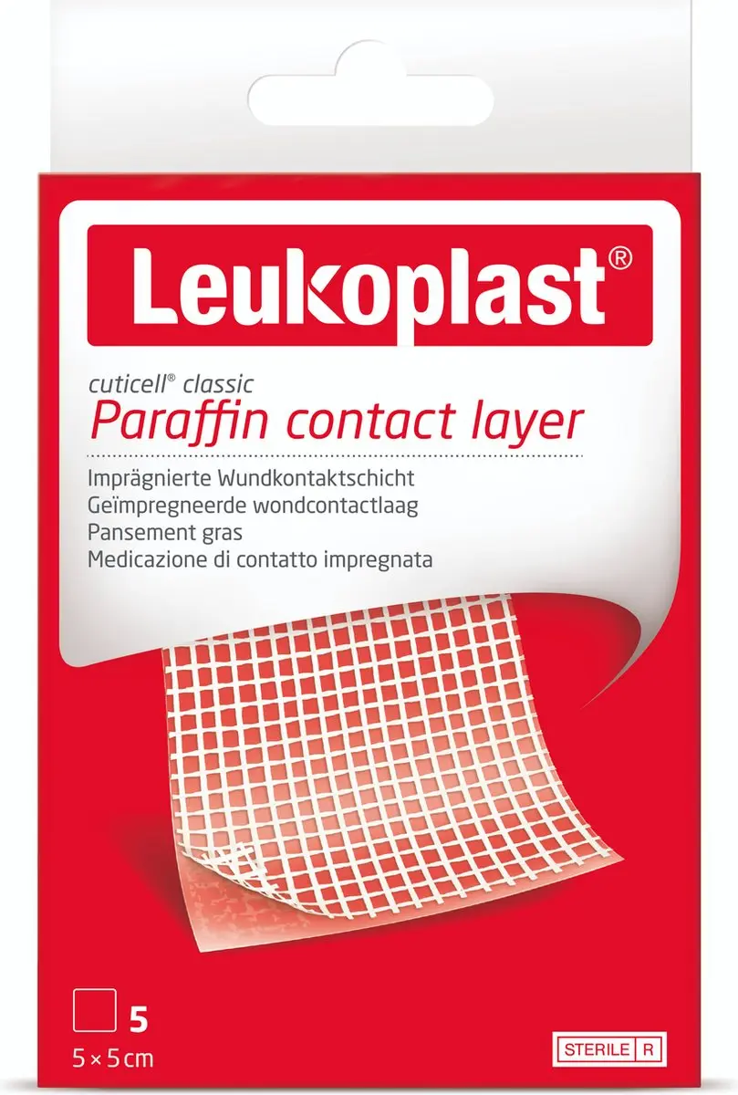 Leukoplast Cuticell Classic Zalfgaas 5x5cm