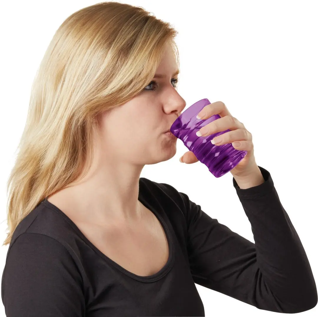 Vitility Sure-Grip Beker - 200ml - Paars