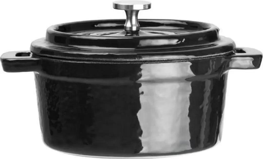 Vogue Y259 Gietijzeren Mini Braadpan 0.24L - 10cm - Zwart