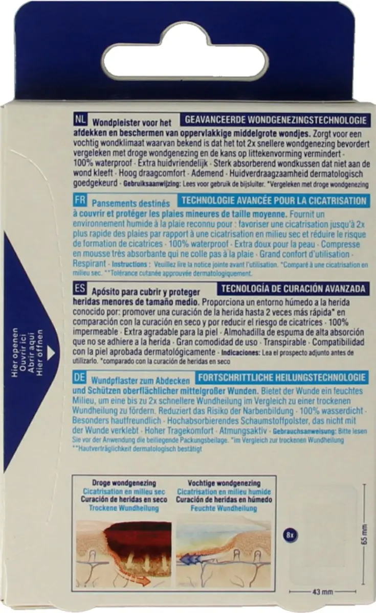 Hansaplast Aqua Protect XL Pleisters - 8 Stuks - afbeelding 6 van 6