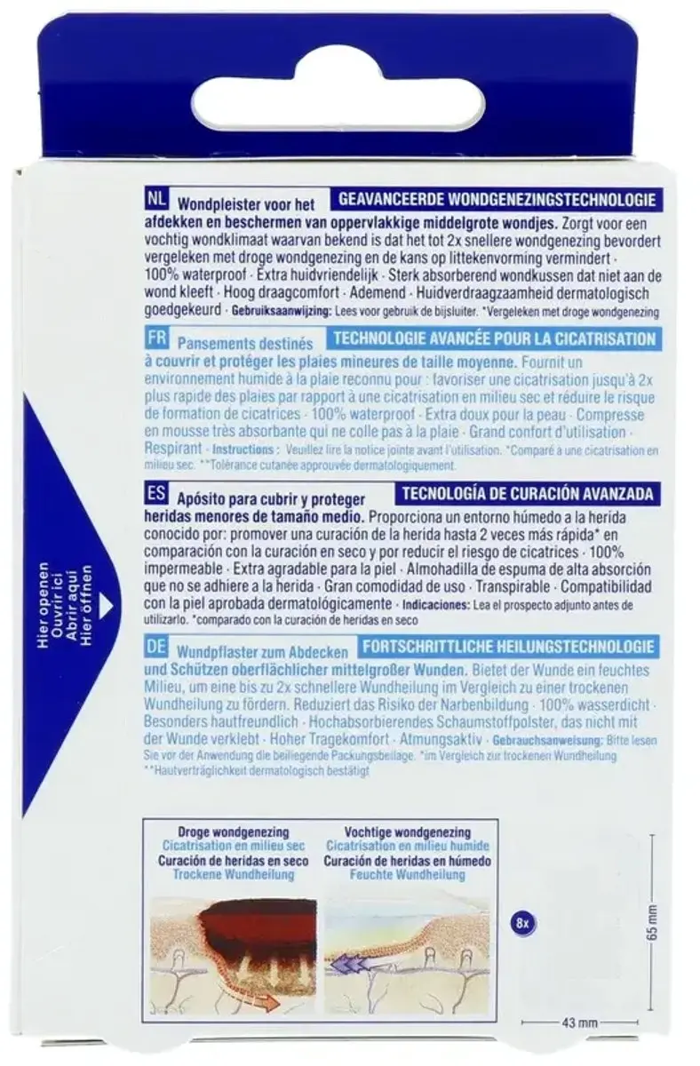Hansaplast Aqua Protect XL Pleisters - 8 Stuks