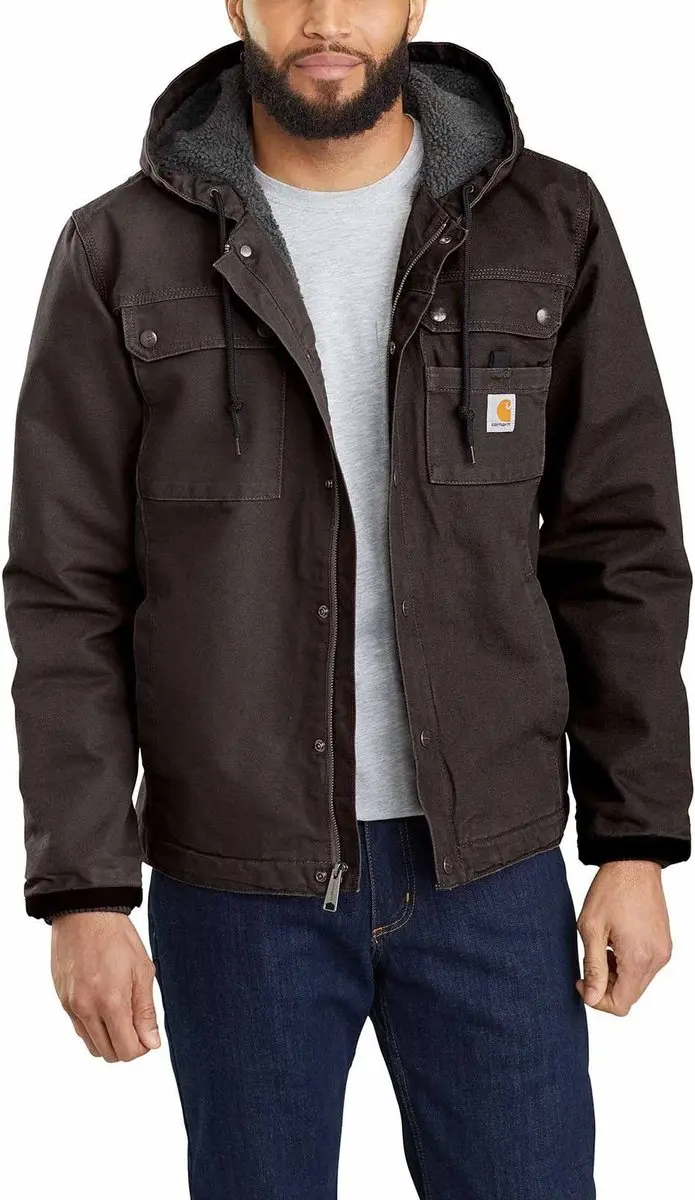 Carhartt Bartlett Werkjas Heren - L - Donker Bruin
