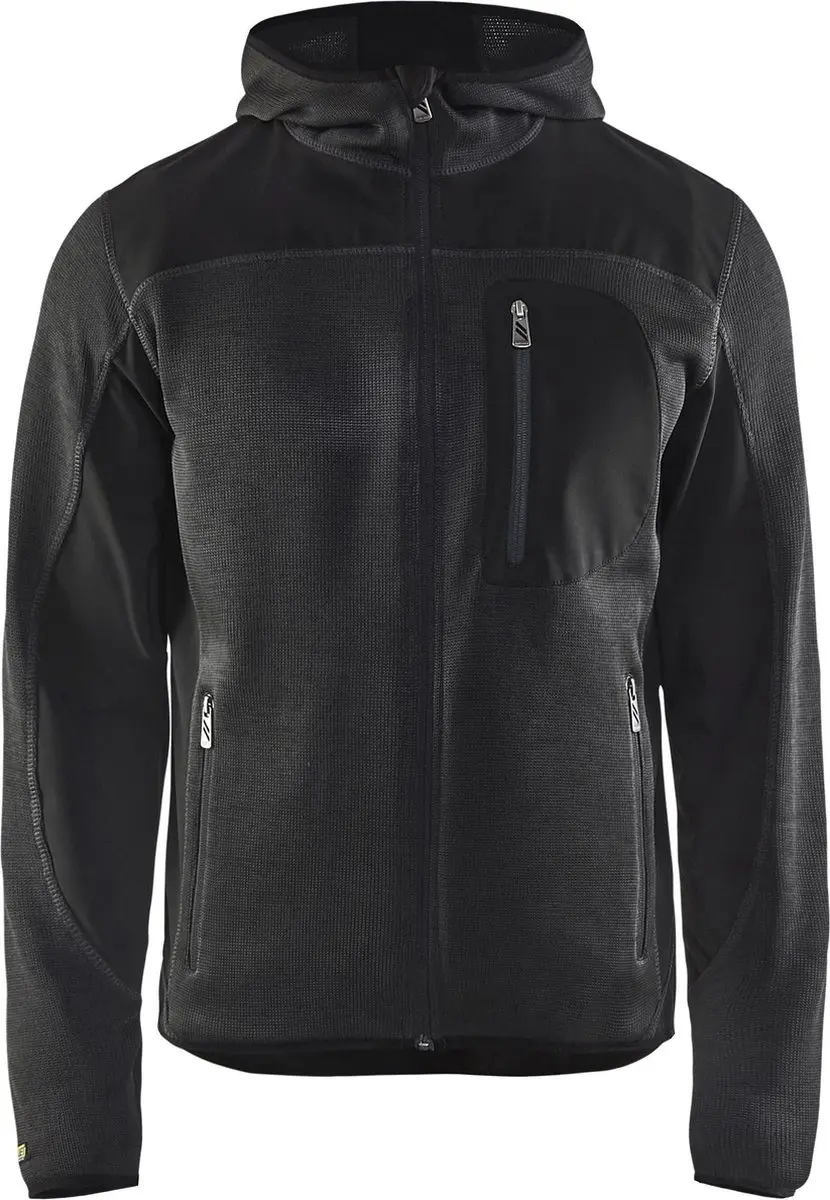Blåkläder 4930-2117 Gebreid Vest - Donkergrijs/Zwart - 4XL