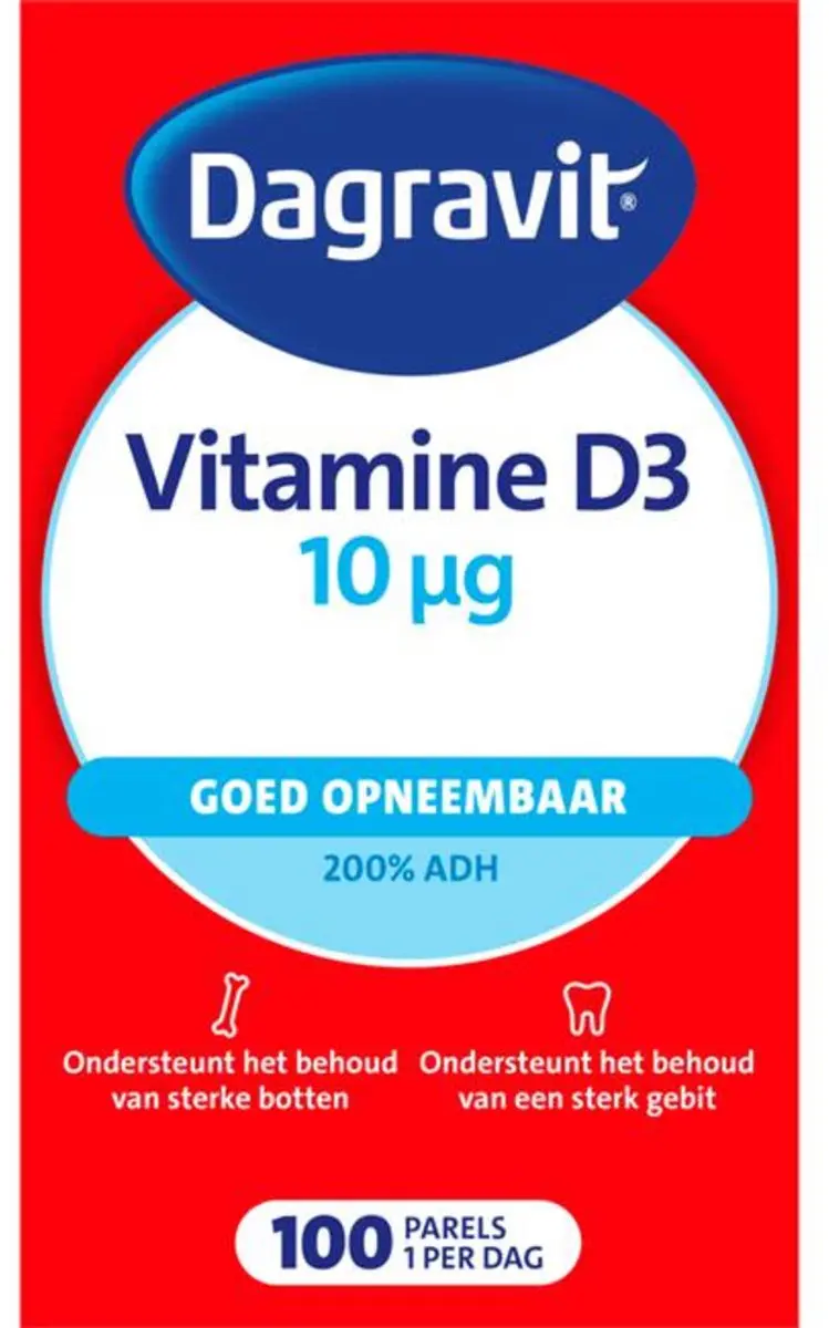 Dagravit Vitamine D 10µg - 200 Capsules