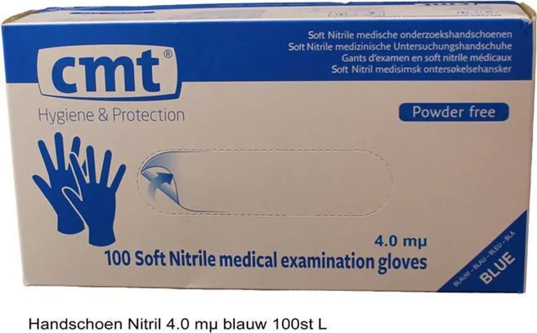 CMT Nitril Handschoenen 4.0µg L