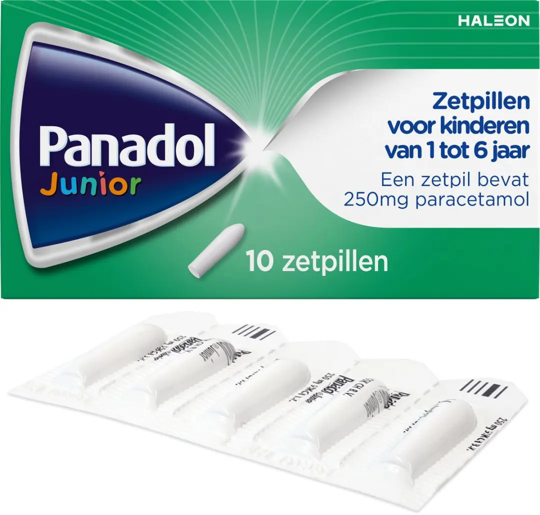Panadol Junior Paracetamol 250mg Zetpillen