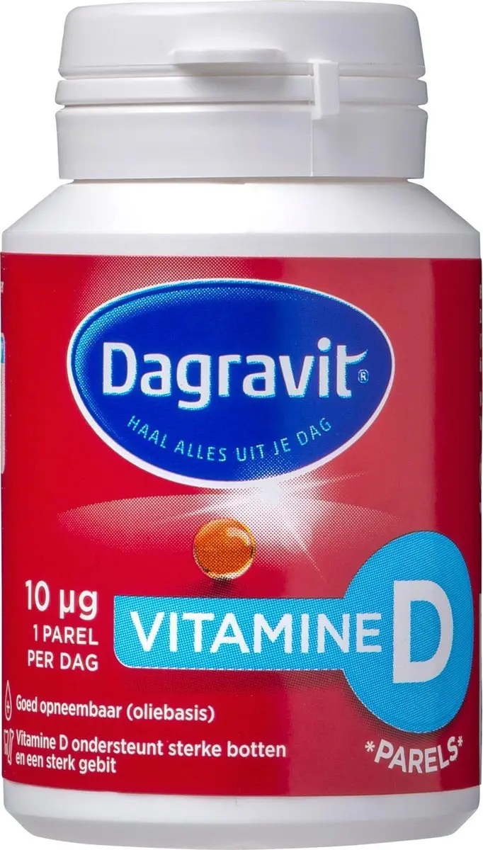 Dagravit Vitamine D 10µg Parels - 100 Stuks