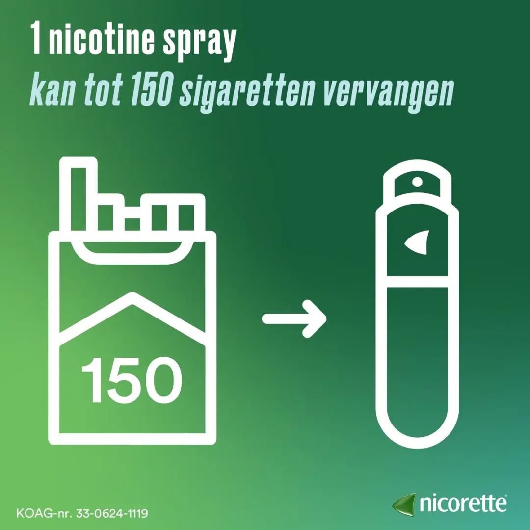 Nicorette Mondspray Freshmint 1mg - 2 x 13,2ml