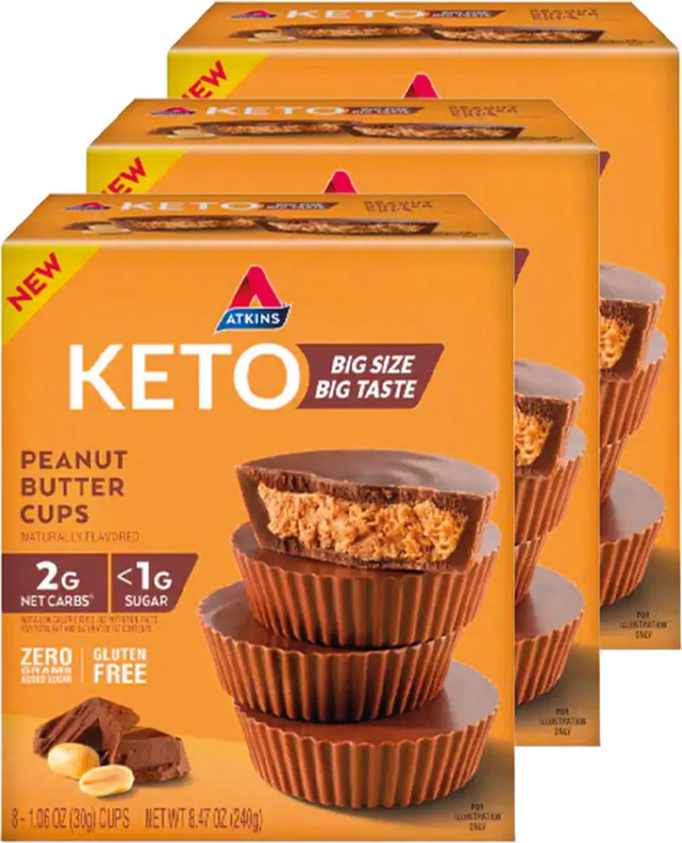 Atkins Keto Peanut Butter Cups 3x30g