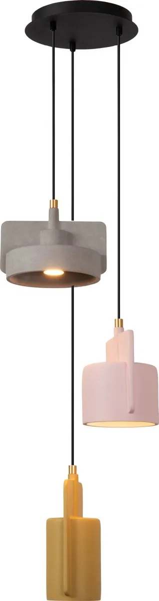 Lucide Ninja Hanglamp 3xE27 Multicolor