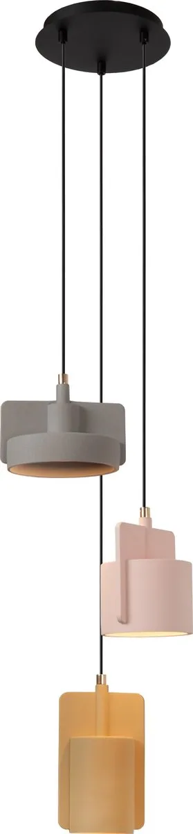 Lucide Ninja Hanglamp 3xE27 Multicolor