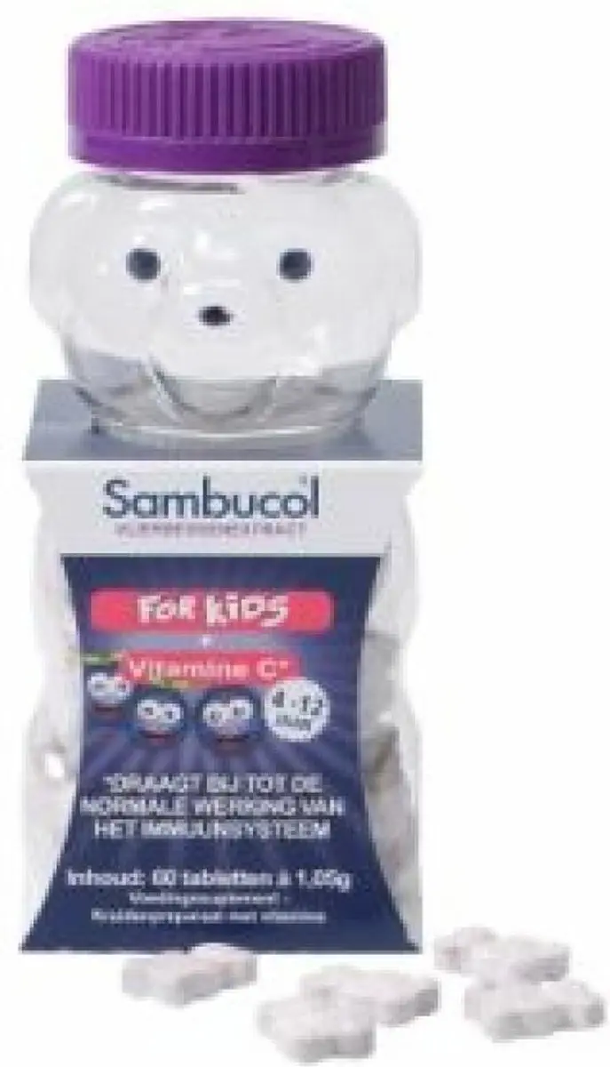 Sambucol Kauwtabletten Kids 60 Stuks