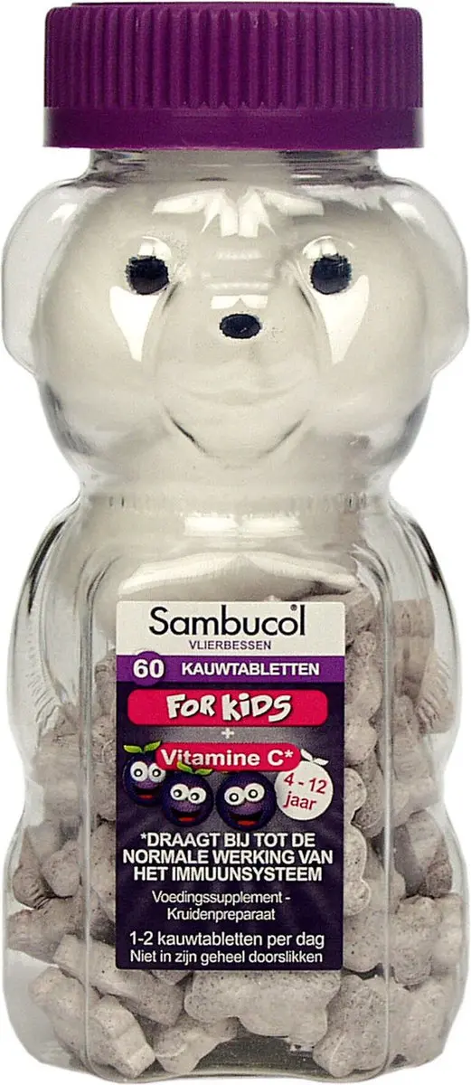 Sambucol Kauwtabletten Kids 60 Stuks