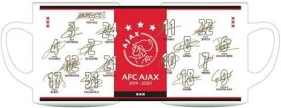 Ajax Mok Handtekeningen 2019-2020