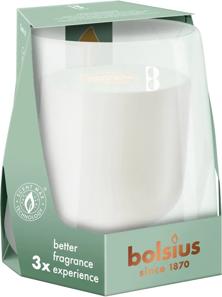Bolsius Starterkit Clean Light Vanilla & Tonka Bean