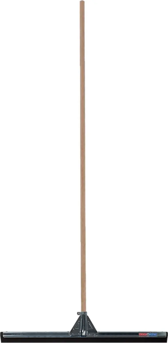 Talen Tools Vloertrekker 75cm - Houten steel 130cm - Zwart