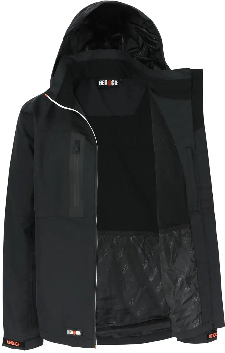 Herock Aspen Regenjas XL - Zwart