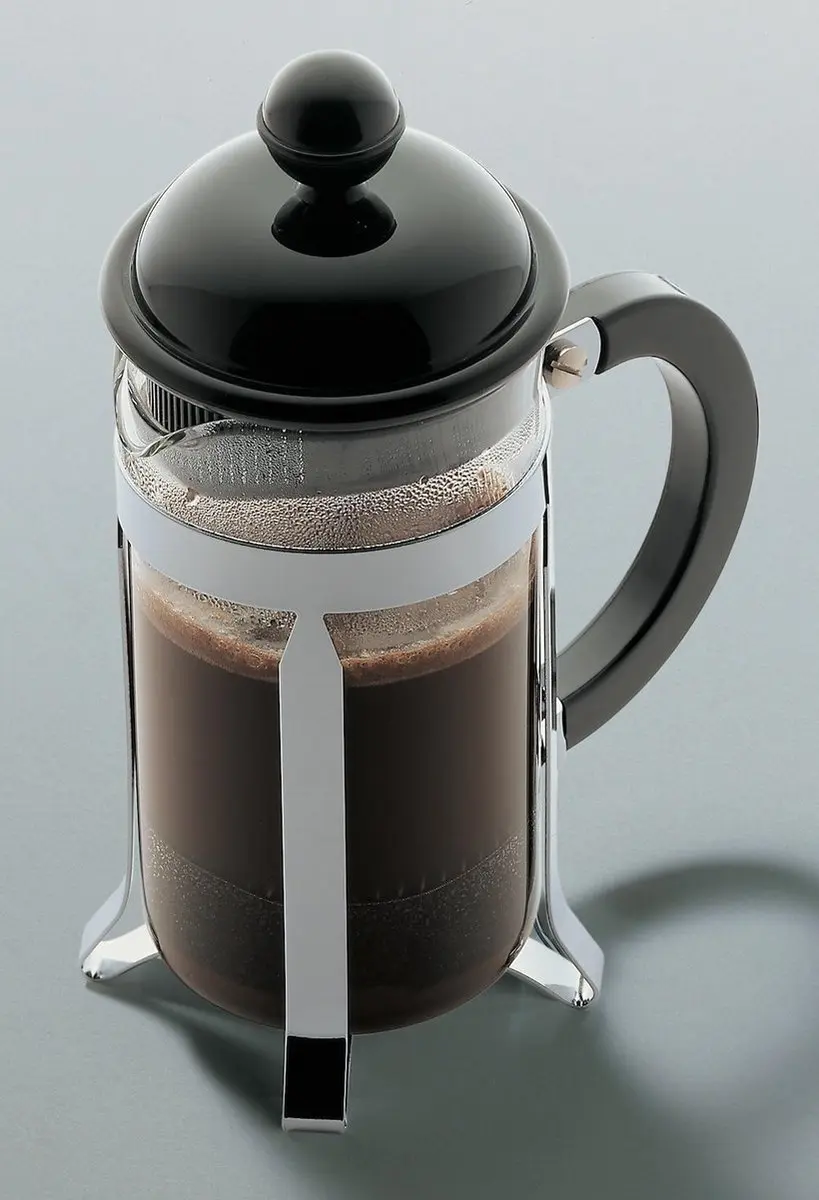 Bodum Caffettiera French Press 0.35L - 3 Koppen - Transparant