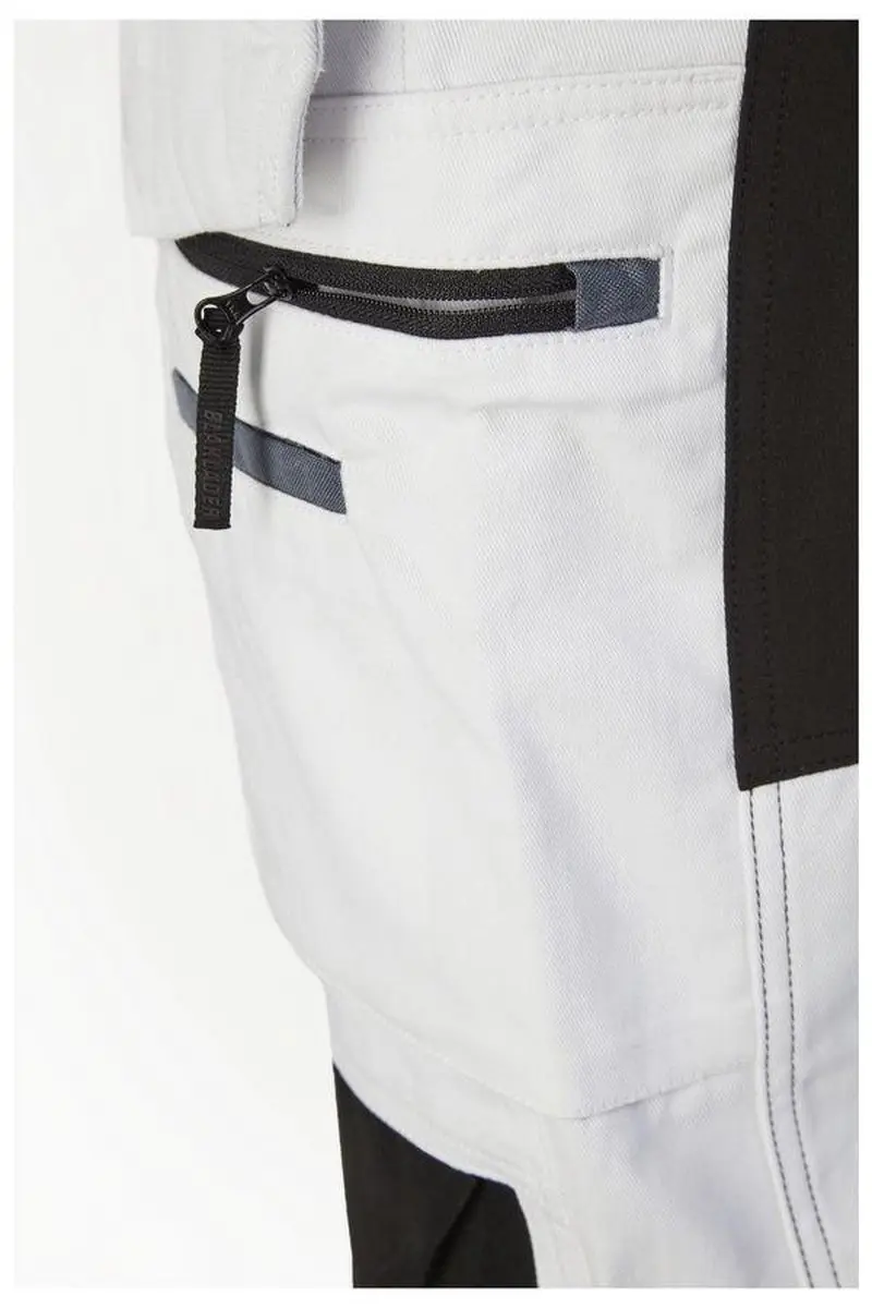 Blåkläder Schilders Werkbroek 1910-1000 - Wit/zwart