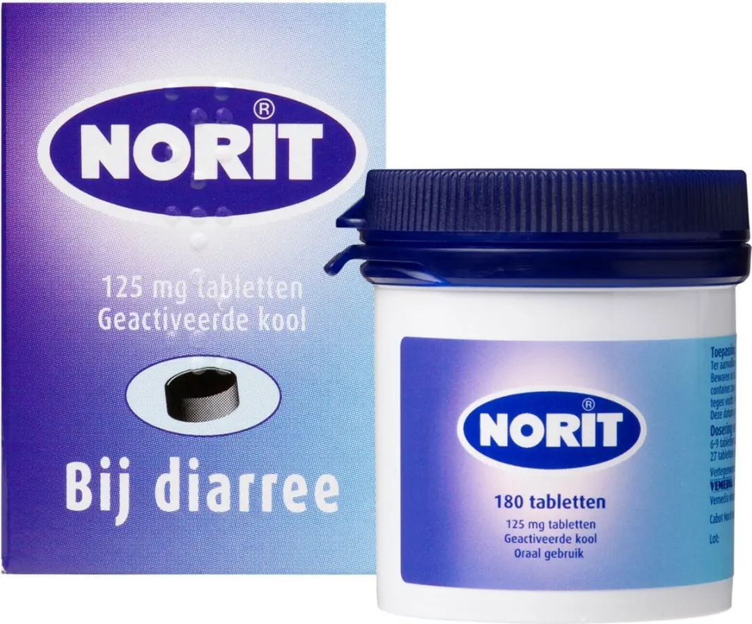 Norit Diarreeremmer 125mg