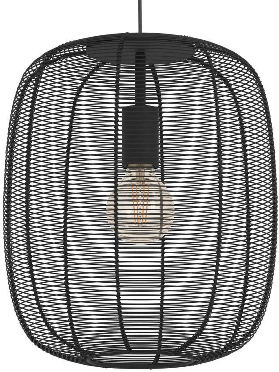 Eglo Rinroe Hanglamp E27 - 5 Lichts - Ø32,5cm - Zwart