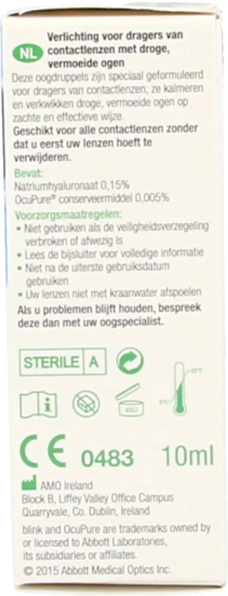 Blink Contacts - 10 ml - Oogdruppels