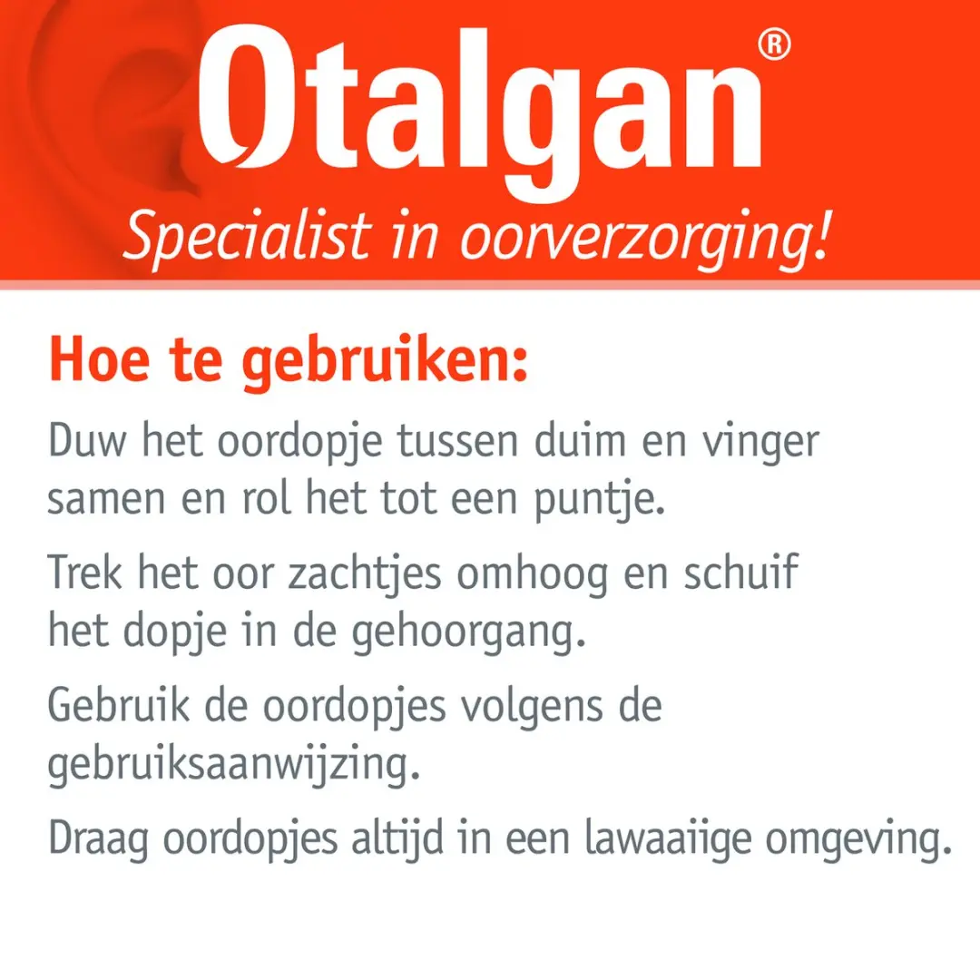 Otalgan Sleep Plugs Oordoppen - 20 Stuks - Blauw