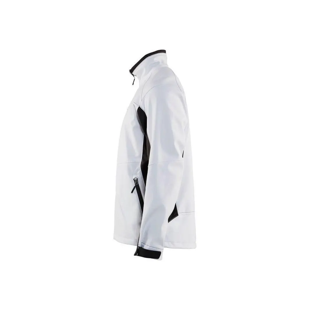 Blåkläder 4950 Softshell Jack - XXL - Wit/Donkergrijs