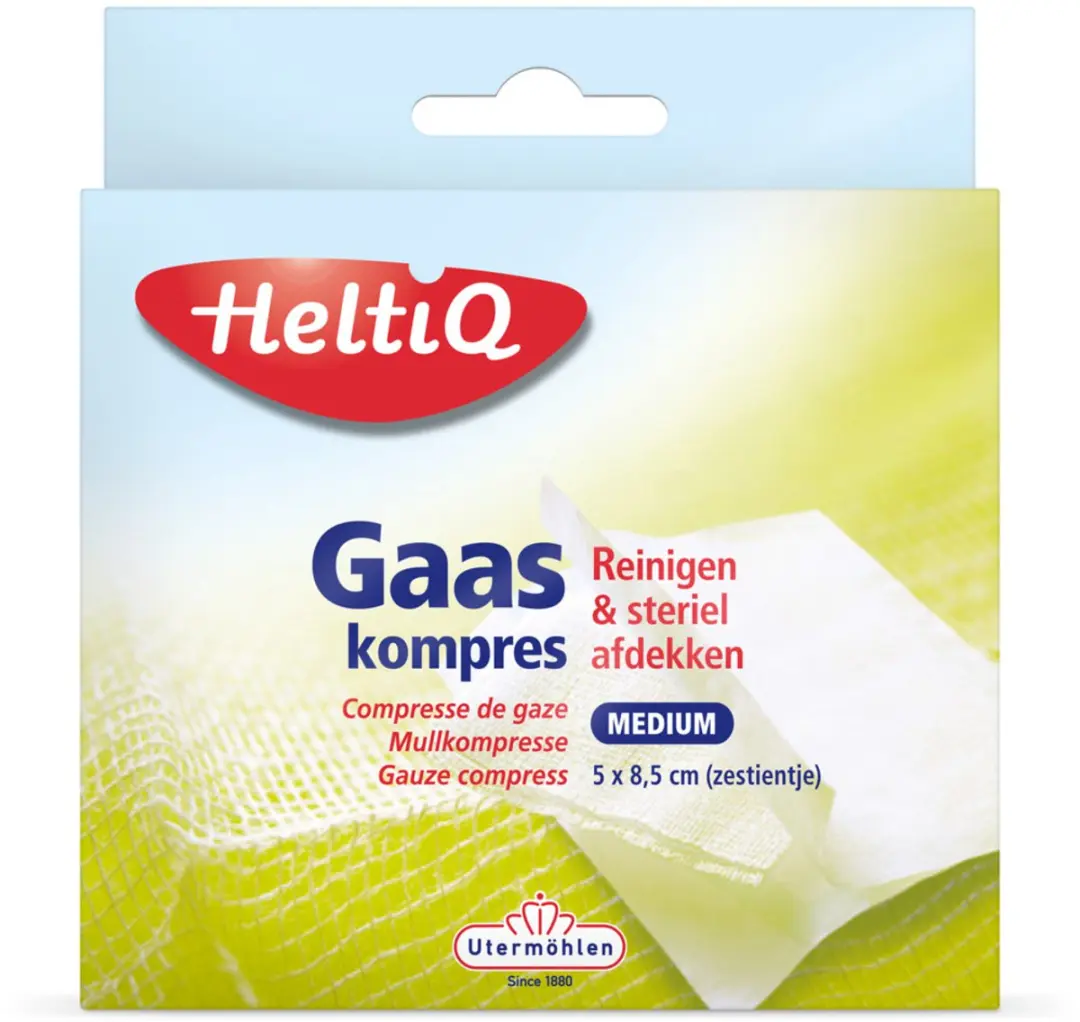Heltiq Gaaskompres Zestientje - Wit
