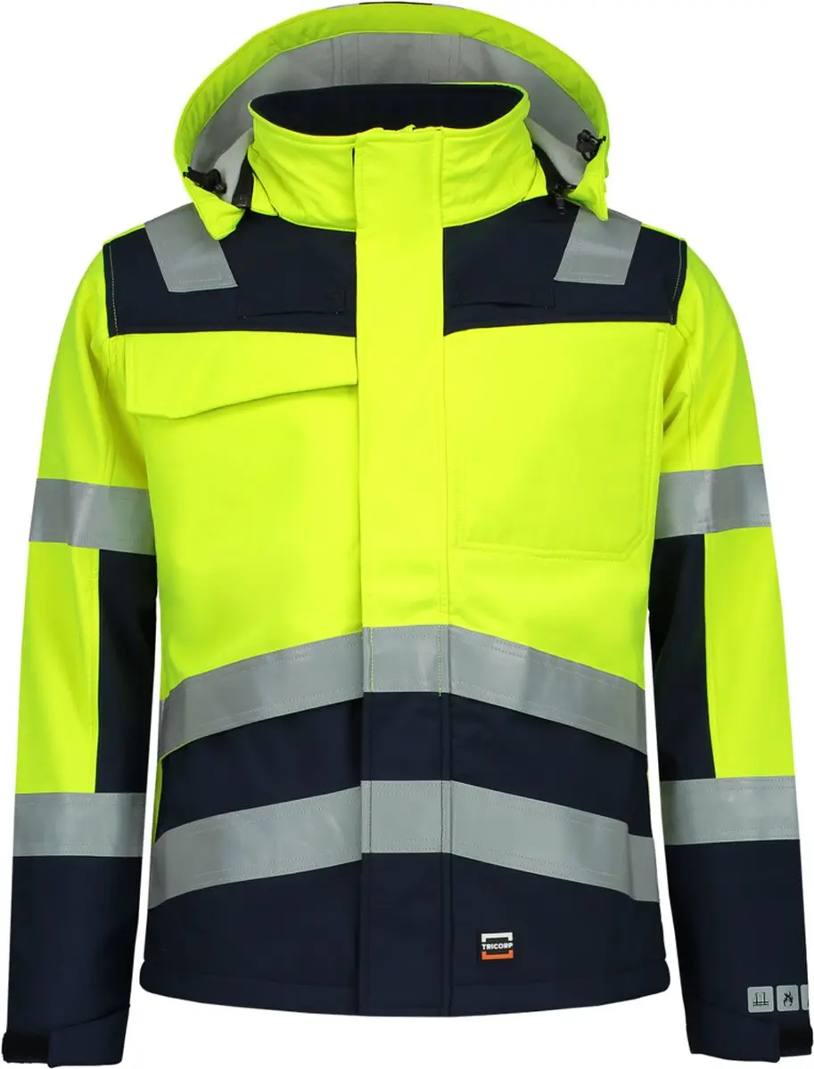 Tricorp Softshell Multinorm 3011 4XL - Fluor geel