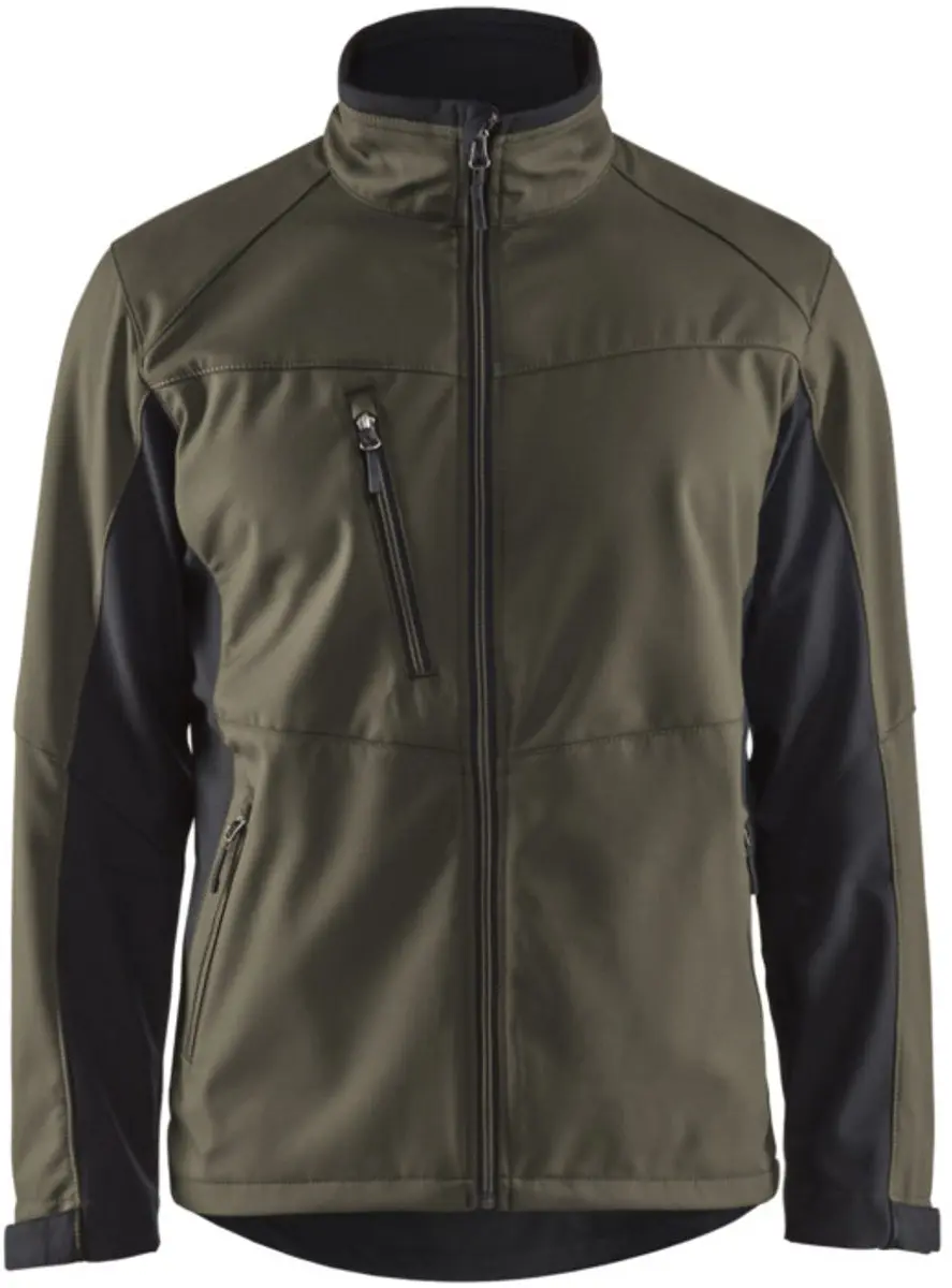 Blåkläder Softshell Jack 4950-2516 - Groen/Zwart - L