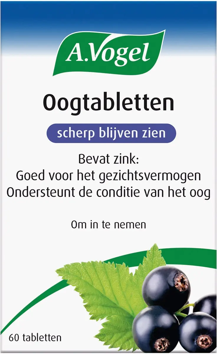 A.Vogel Oogtabletten 60 Stuks