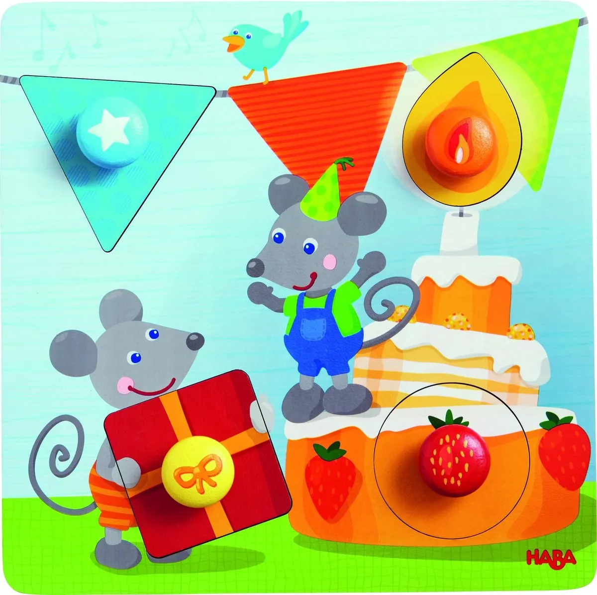 Haba Vormenpuzzel Muizenfeest Junior