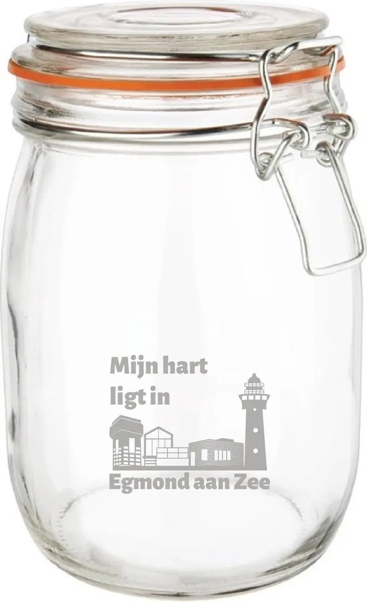 Vogue Gegraveerde Weckpot 1L