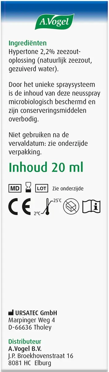 A.Vogel Cinuforce Neusspray Sterk 20ml