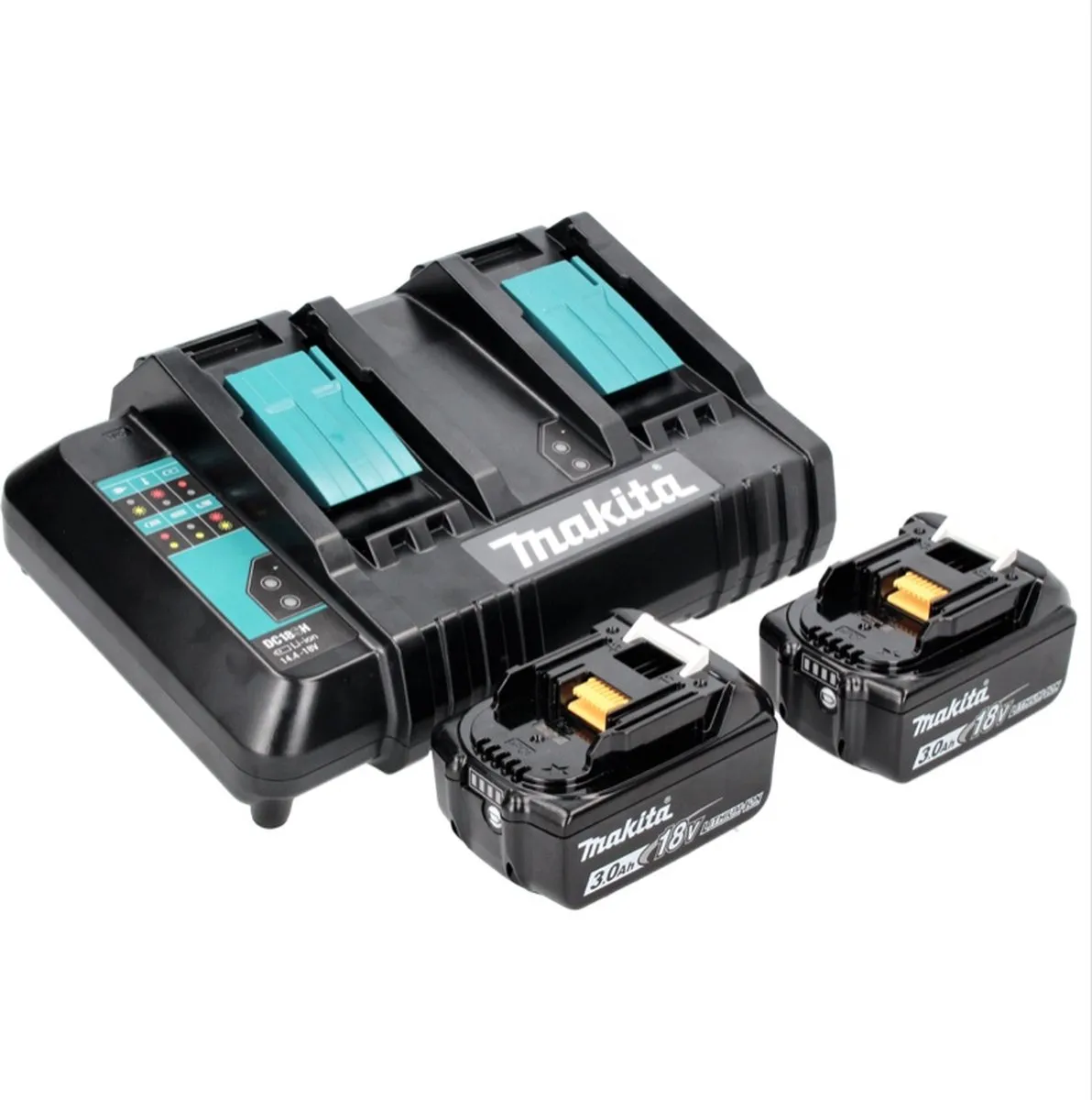 Makita Power Source Kit 18V - 2x BL1830B 3.0Ah + DC18SH Lader