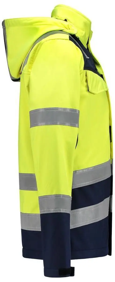 Tricorp Softshell Multinorm 3011 5XL - Fluor geel/donkerblauw