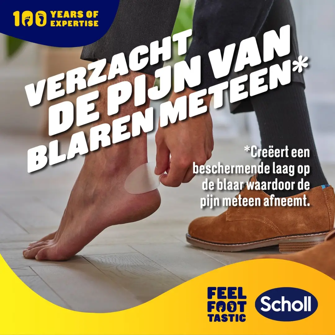Scholl Blarenpleisters Hiel - 5 Stuks - Waterdicht & Ademend