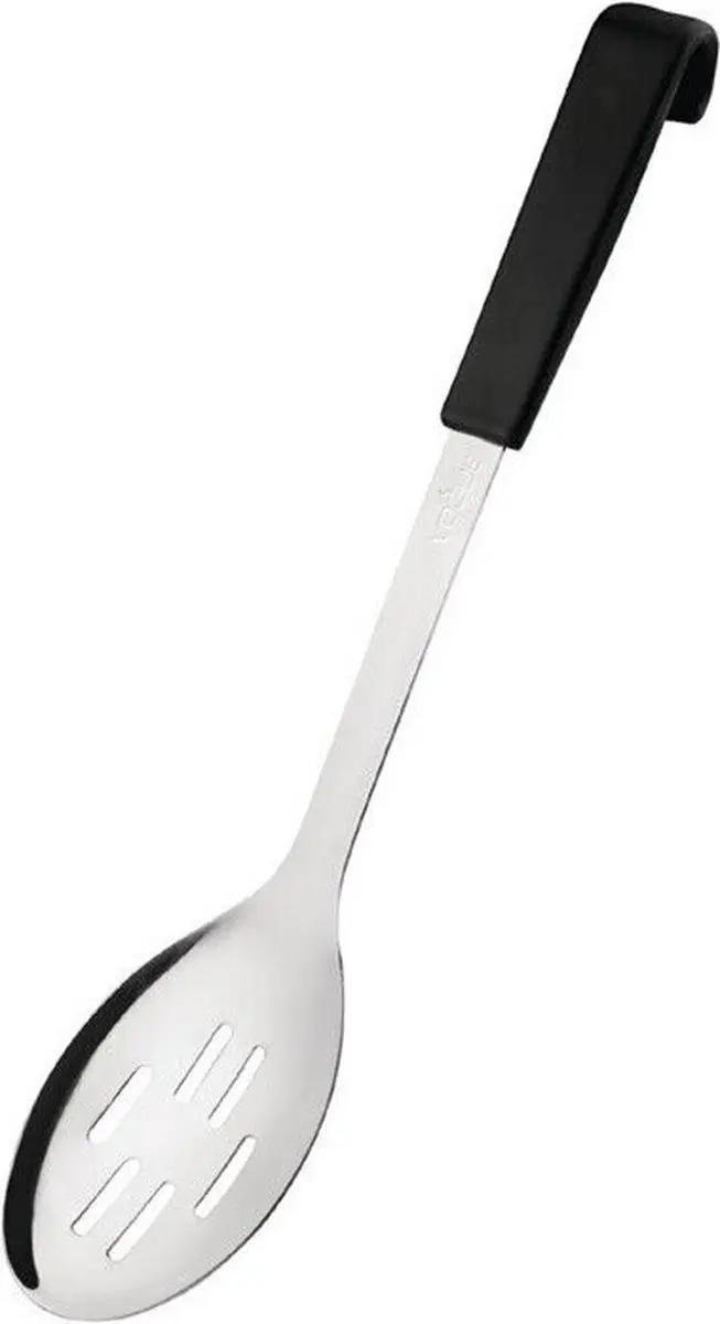 Vogue CS911 Geperforeerde Serveerlepel - 34cm - Zwart