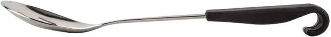 Vogue CS911 Geperforeerde Serveerlepel - 34cm - Zwart