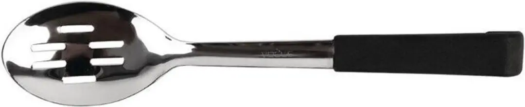 Vogue CS911 Geperforeerde Serveerlepel - 34cm - Zwart