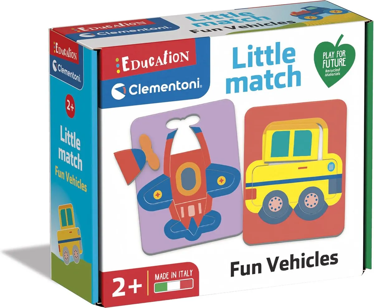Clementoni Little Match Fun Vehicles 16718