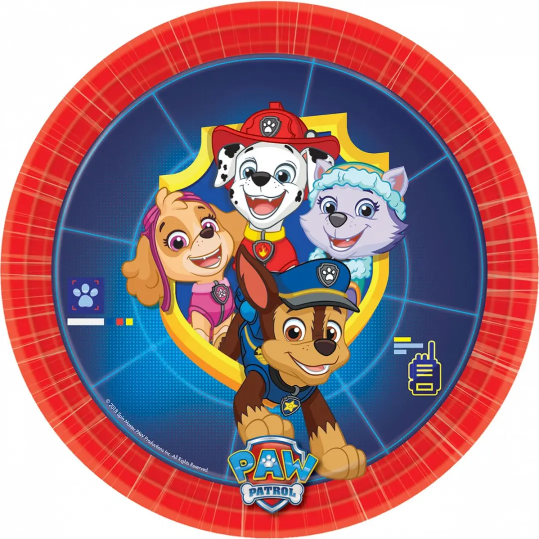 PAW Patrol Wegwerp Borden 18cm