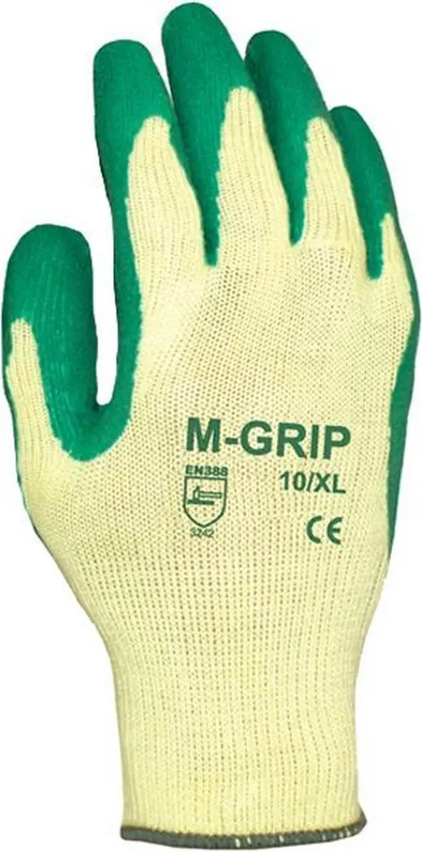 Oxxa M-Grip 11-540 Handschoen - XXL - Groen/Geel - 36 Stuks