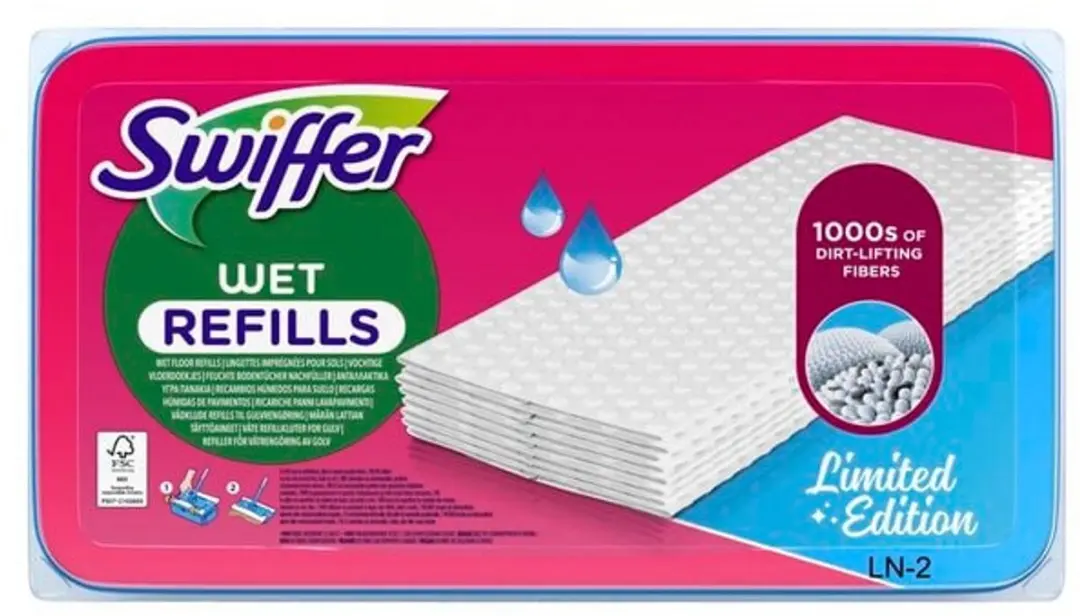 Swiffer Wet Refills Pink Blossom - 24 Stuks - afbeelding 6 van 6