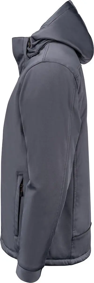 Jobman Softshell Jas Heren - Donkergrijs S