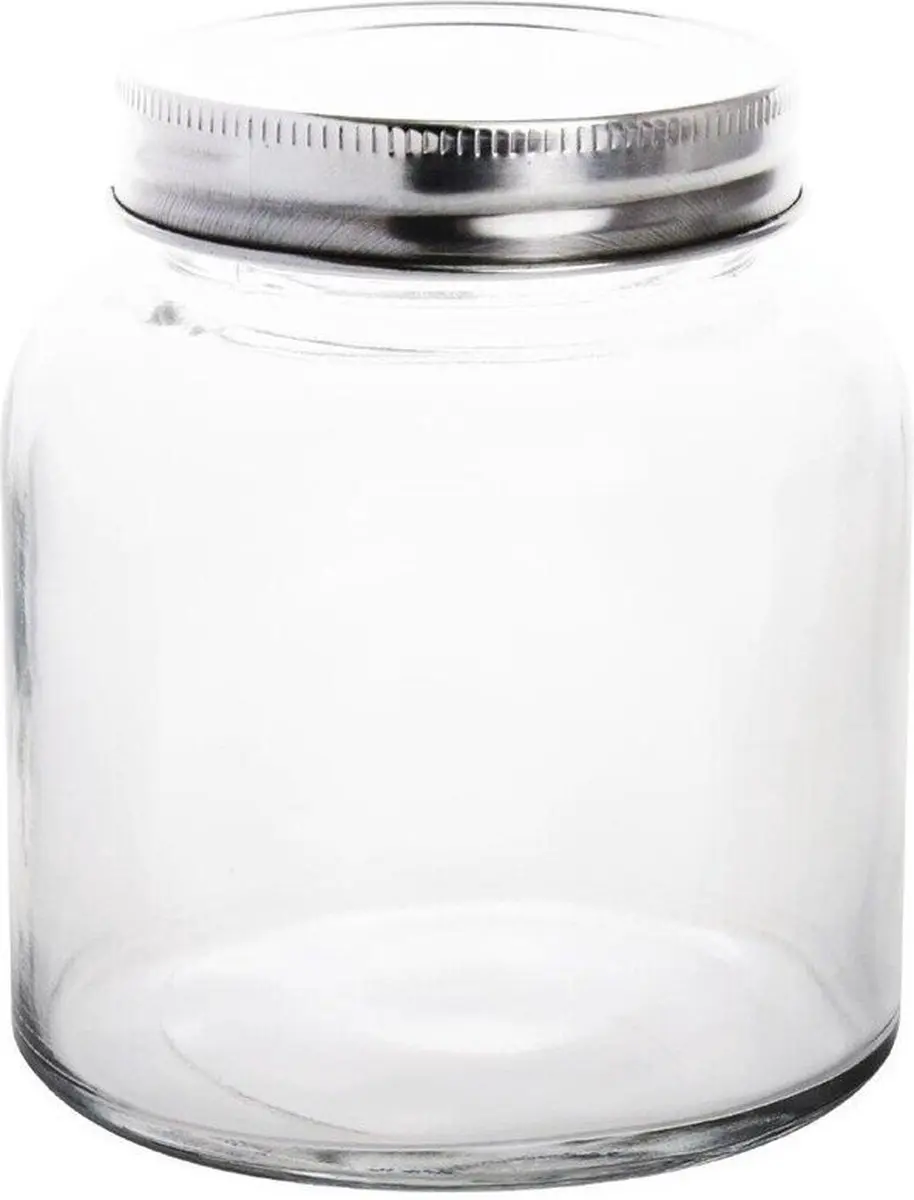 Vogue Glazen Pot CP083 550ml - 6 Stuks - Transparant