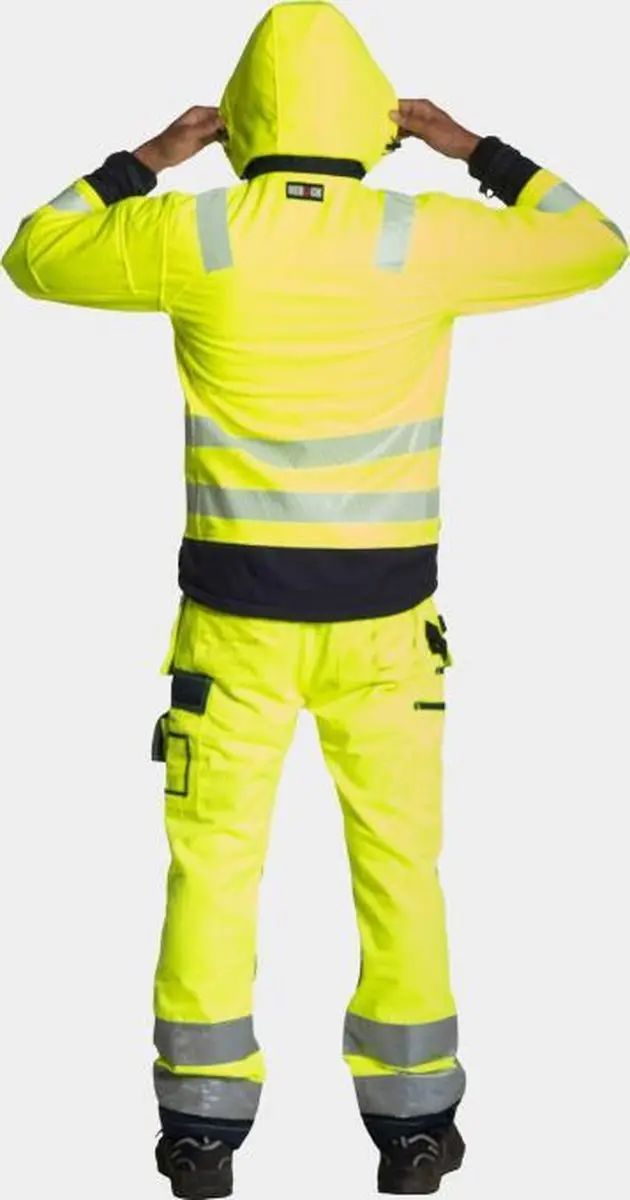 Herock Gregor High Viz Softshell Jack HV 1902 - Fluor geel