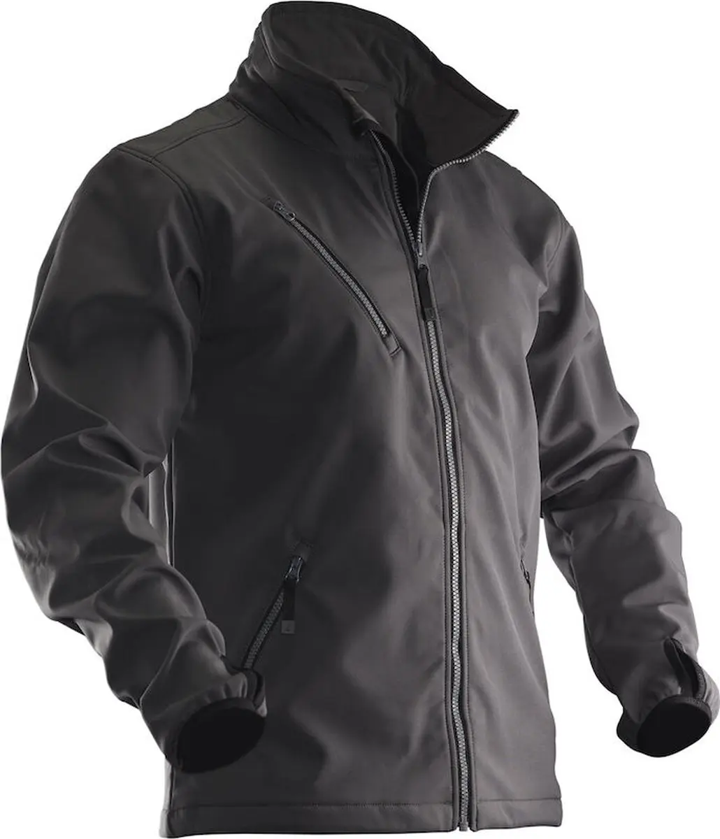 Jobman Softshell Jas Heren - Grijs XS