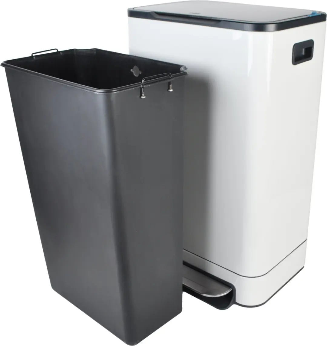 Desq Pedaal Prullenbak 6053.01 - 40L - Wit